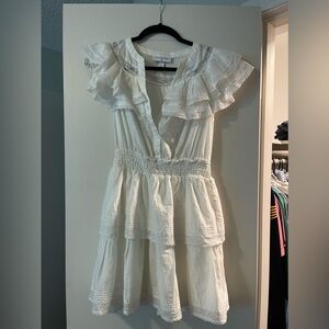 LoveShackFancy White mini dress